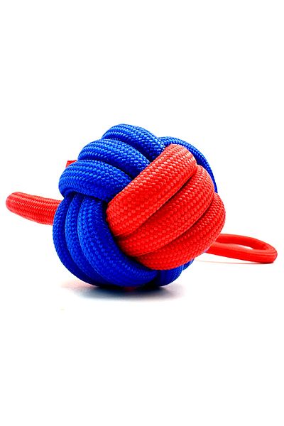 Tasma Market XL Dog Play Ball - Durable, Knotted and Handle
