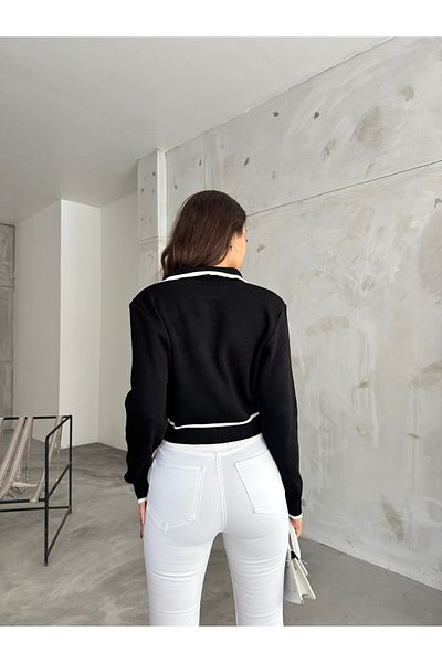 Bolesa Suadiye CARDIGAN CU GOLI DE POLO CU BUCĂTĂ DE AUR