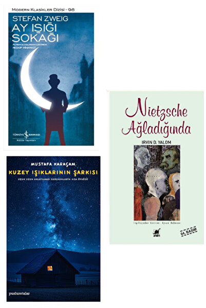 TÜRKİYE İŞ BANKASI KÜLTÜR YAYINLARI Nietzsche Ağladığında + Ay Işığı Sokağı +...