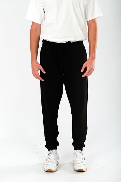 Coredra Μαύρο ανδρικό αθλητικό παντελόνι Jogger