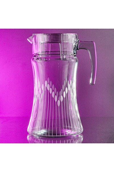 DECOCIA 1400cc Karabağ Kesme Cam Sürahi Vega Desenli