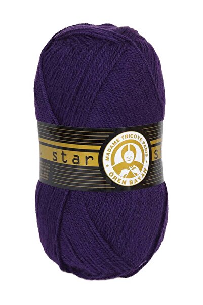 Mestore Σκούρο Μωβ 060 Ören Star Πλεκτό Νήμα