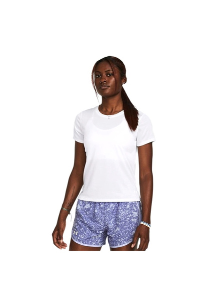 Under Armour Launch Kadın Beyaz Koşu T-Shirt 1382434-100