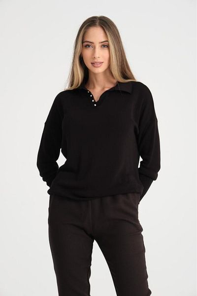 Su Moda Tricotaj de damă Pulover Gât polo Stone Fit confortabil Tricoturi tricotate Pulover elegant