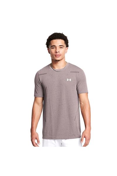 Under Armour Ανδρικό γκρι μπλουζάκι προπόνησης Vanish Seamless Grid 1376921 -015
