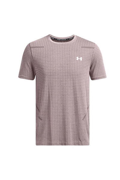 Under Armour Ανδρικό γκρι μπλουζάκι προπόνησης Vanish Seamless Grid 1376921 -015