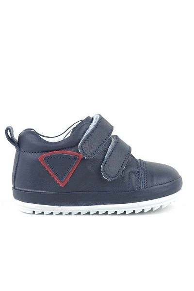 Rakerplus Scrat Genuine Leather Navy Blue First Step Baby Shoes