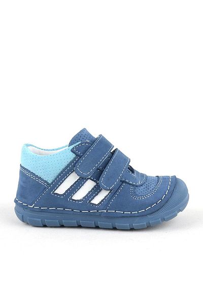 Rakerplus Grizzy Genuine Leather Navy Blue First Step Baby Boy Shoes