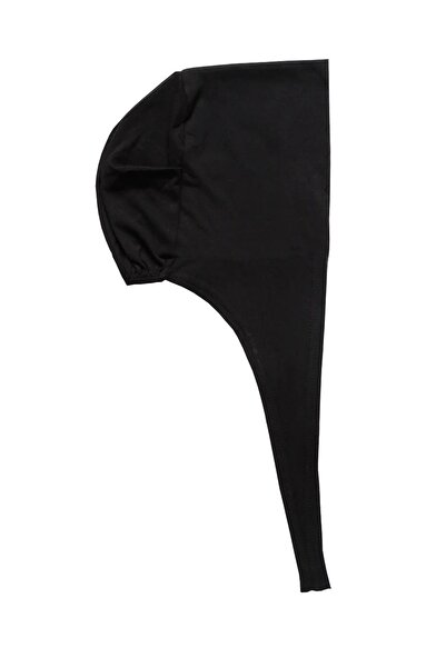 Marsilyan الحجاب بونيه الدانتيل متابعة ليكرا الأسود