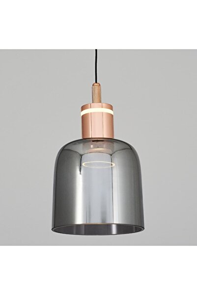 Özcan Aydınlatma Özcan Aydınlatma 2833-1A-16 Potiri Tekli Sarkıt Gri