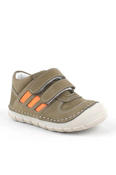 Rakerplus Grizzy Genuine Leather Khaki First Step Unisex Baby Shoes
