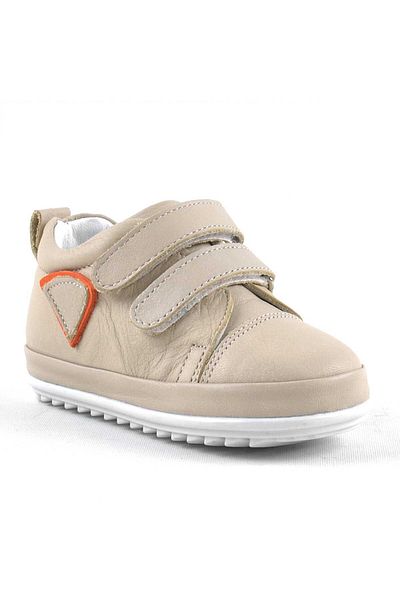 Rakerplus Scrat Genuine Leather Cream First Step Shoes