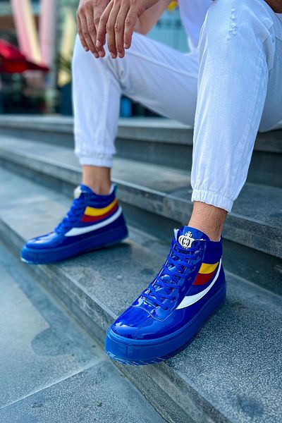 melonika Ανδρικές μπότες Majesty MT CH973 - NAVY BLUE