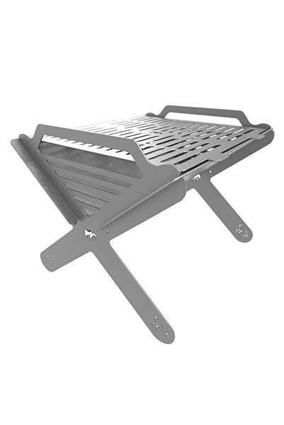 Kamp Ayısı Kamp Ayısı® X-Mangal™: Çelik Mangal Katlanabilir Izgara Çantalı, T...