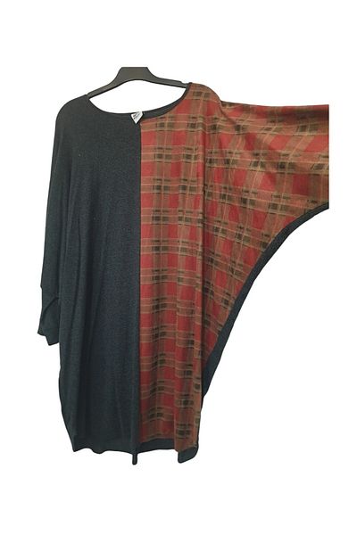 GGMM Bat Model Velvet Detailed Tunic