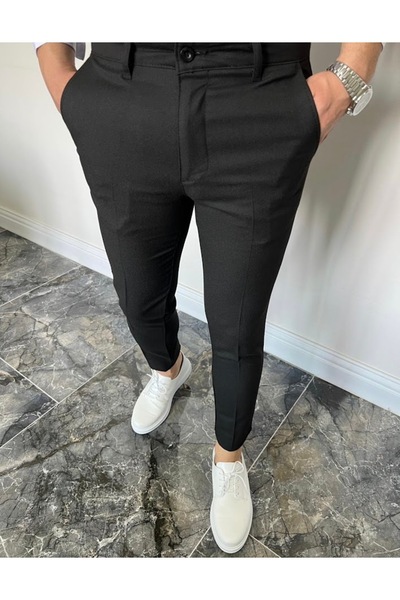 dj plus Plus Italy Stil Model Likralı Kumaş Slimfit Dar Kesim Erkek Pantolon
