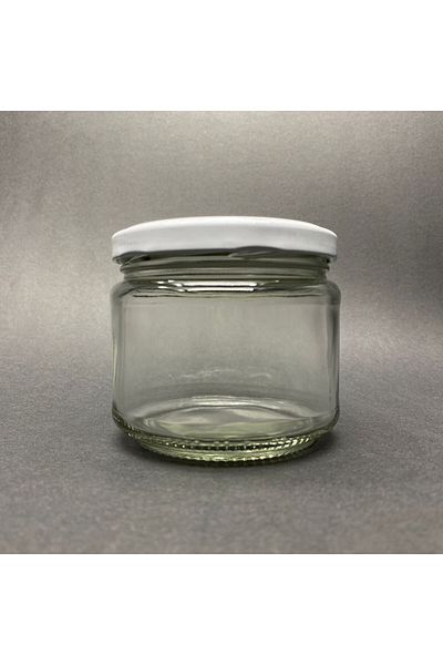 Paşabahçe 10 Pieces 330 Cc Glass Magnolia Jar with Lid