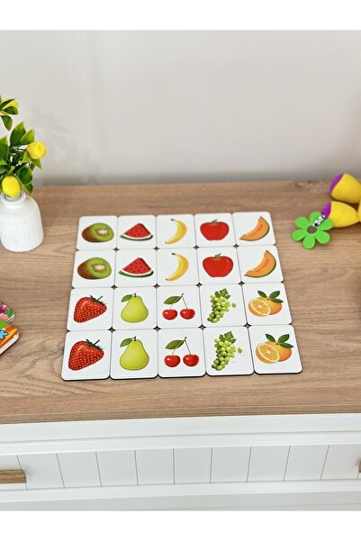 Karter İnovasyon ZEKA KARTLARİ, ZEKA KARTİ,MEYVE ESLEME KARTLARİ, AHSAP MEYVE...
