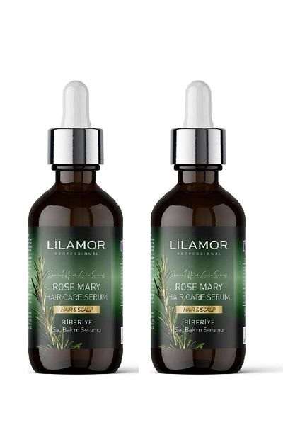 Lilamor 2 X 50ml Rosemary Oil Helping Fast Growth for Hair Loss and Damaged Hair 50ml 50ml