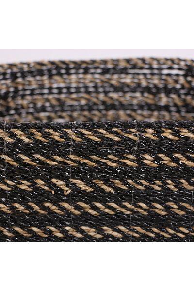 Mylamp Coș mare rotund lucrat manual cu fibre de banane de la Marea Neagră 35x35x20 cm