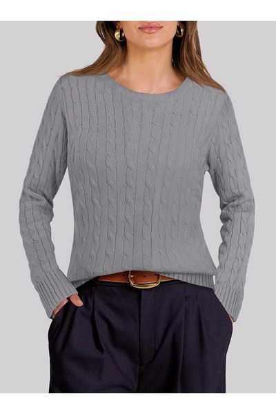youknitwear you Riviera Crew Neck Women's Sweater