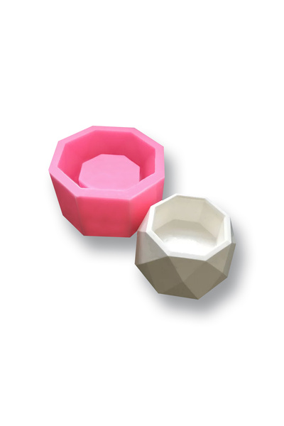 Rich Döküm Beton Hediyeli Silikon Kalıp 70x42mm No:55