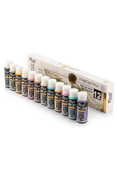 Rich Mastermix Metalik Boya Seti 12x60cc