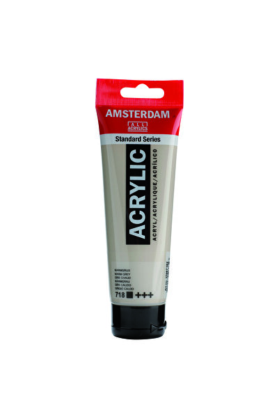 Talens Amsterdam Akrilik Boya 120ml. N718 Warm Grey