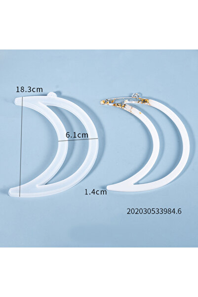 Rich Epoksi Silikon Kalıp - Hilal 18.3x6.1cm (320)
