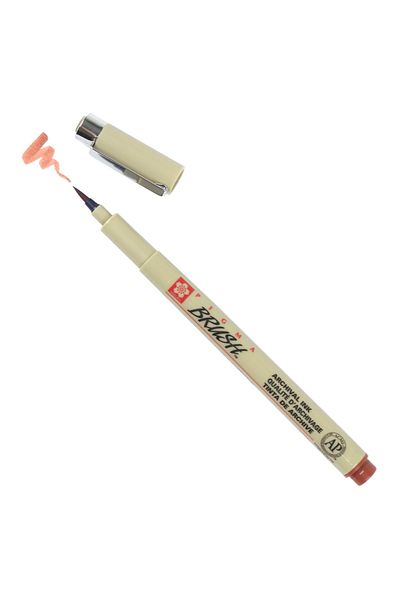 Bruynzeel - Sakura Sakura Pigma Brush Pen Brush Tip Drawing Pen BROWN (BROWN)