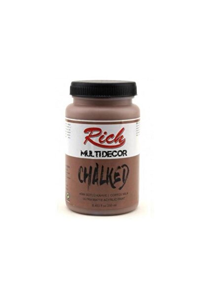 Rich Multi Decor Chalked Akrilik 250ml N:4584 Sütlü Kahve
