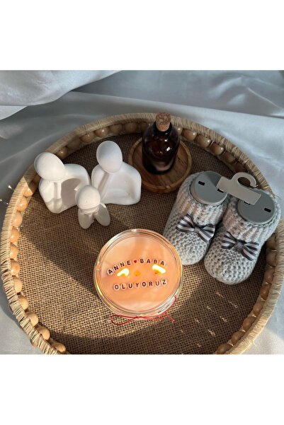 Loş Dükkan Gizli Mesajlı Mum - Hamilelik Haberi Mumu - Baba Oluyorsun Yazılı ...