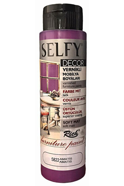 Rich Selfy Decor Vernikli Boya 500cc - Amatis 5822