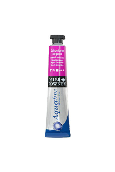 Daler Rowney Aquafine Tüp Sulu Boya 8ml - 414 Qinacridone Magenta