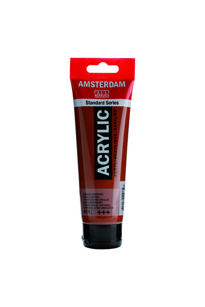 Talens Amsterdam Akrilik Boya 120ml. N:411 Burnt Sienna