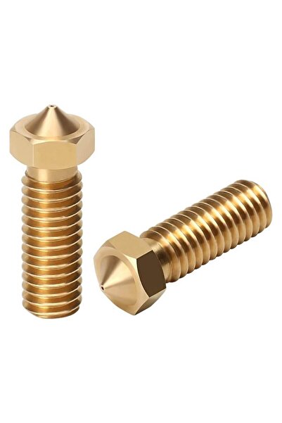 Koodmax - 5 Adet Nozzle - 3d Yazıcı Extruder M6 Filament 3.0mm / 1.0mm Pirinç...