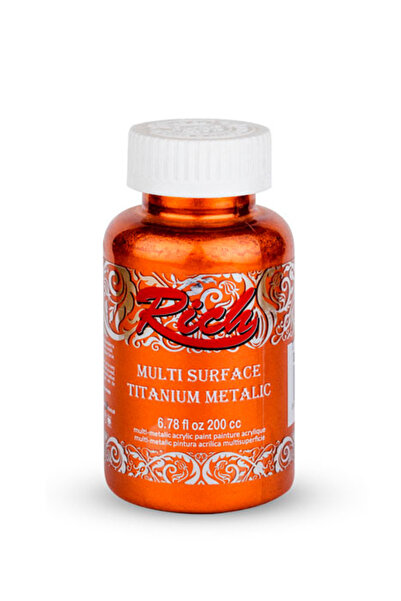 Rich Multi Surface Titanium Metalic Akrilik Boya 200cc N:2534 Bakır