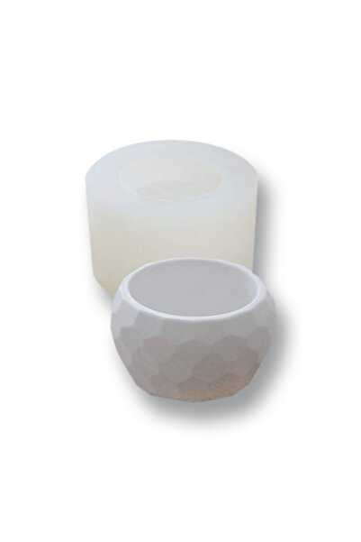 Rich Döküm Beton Hediyeli Silikon Kalıp 40x23mm No:52