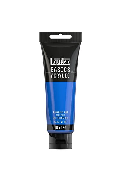 Liquitex Basics Akrilik 118ml - Fluorescent Blue 984
