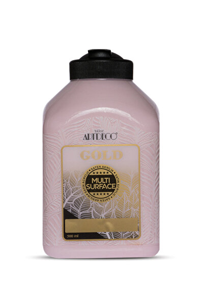 Artdeco Gold Multi Surface Saten Akrilik Boya 500ml 323 Pembe Kuvars