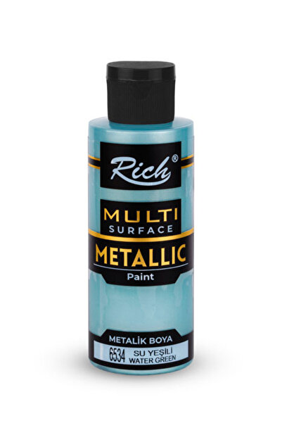 Rich Multi Surface Metalik Akrilik Boya 120 cc. - Su Yeşili 6534
