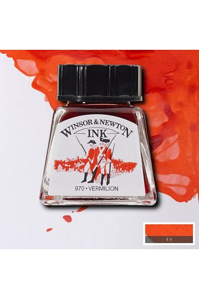 Winsor Newton حبر بلاط وينسور آند نيوتن 14 مل - فيرمليون