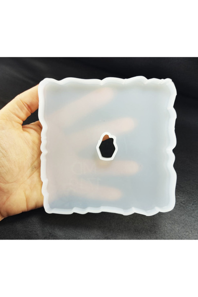 Rich Epoksi Silikon Kalıp  Dalgalı Altlık 12x12cm 144