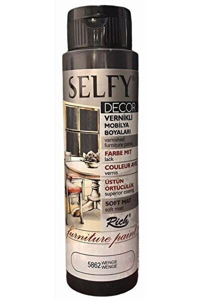 Rich Boya Rich Selfy Decor Vernikli Boya 500cc - Wenge 5862