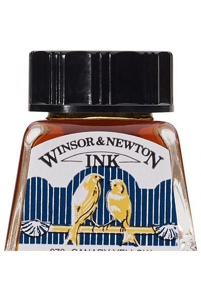 Winsor Newton حبر وينسور آند نيوتن بلاط 14 مل - أصفر كاناري
