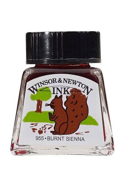Winsor Newton Tile Ink 14ml - Burnt Sienna