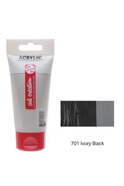 Talens Artcreation Akrilik Boya 75ml - N:701 Ivory Black