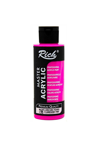 Rich Akrilik Boya 120cc Floresan Pembe 796