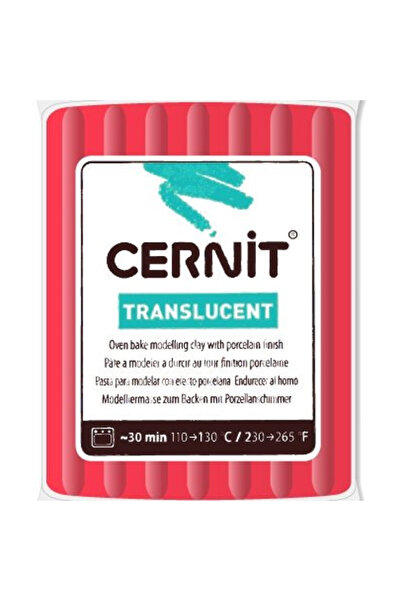 Cernit Polimer Kil 56gr. N:474 Ruby Red (Translucent)