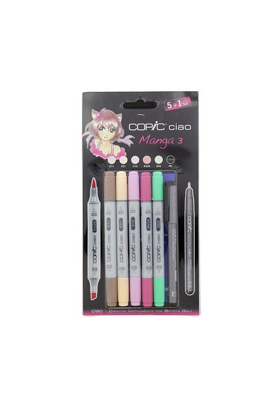 Copic Ciao 5 1 Set - Manga 3 Book